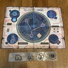 BORDERLANDS 3 CLOTH GALAXY MAP + 4 VAULT KEY CHAINS - GREAT CONDITION SEE PICS