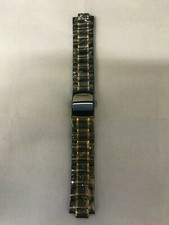 Seiko SNQ045 Mens Black Watch Band Stainless Steel Bracelet Band Only