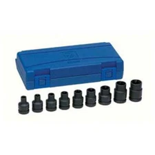Grey Pneumatic 1319ET 1/2" Drive 9 Piece External Star Impact Socket Set