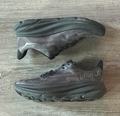 Hoka One One Clifton 9 Black Running Shoes 1127895 Mens Size  display picture 1