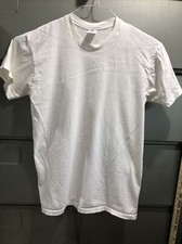 Vintage 90s STANFORD JCPenney Made In USA White  Blank Single Stitch T Shirt  L