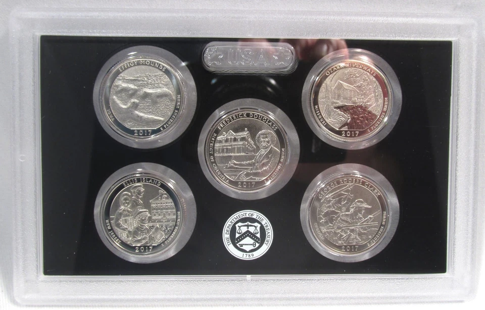 2017-S U.S. Mint 225th Anniv. Enhanced Uncirculated 10-Coin Set AR842 - Image 4 of 4