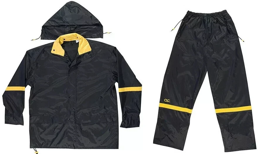 CLC Custom Leather craft R1033X Nylon Rain Suit with Detachable Hood SIZE XXL 2X
Opens in a new wind