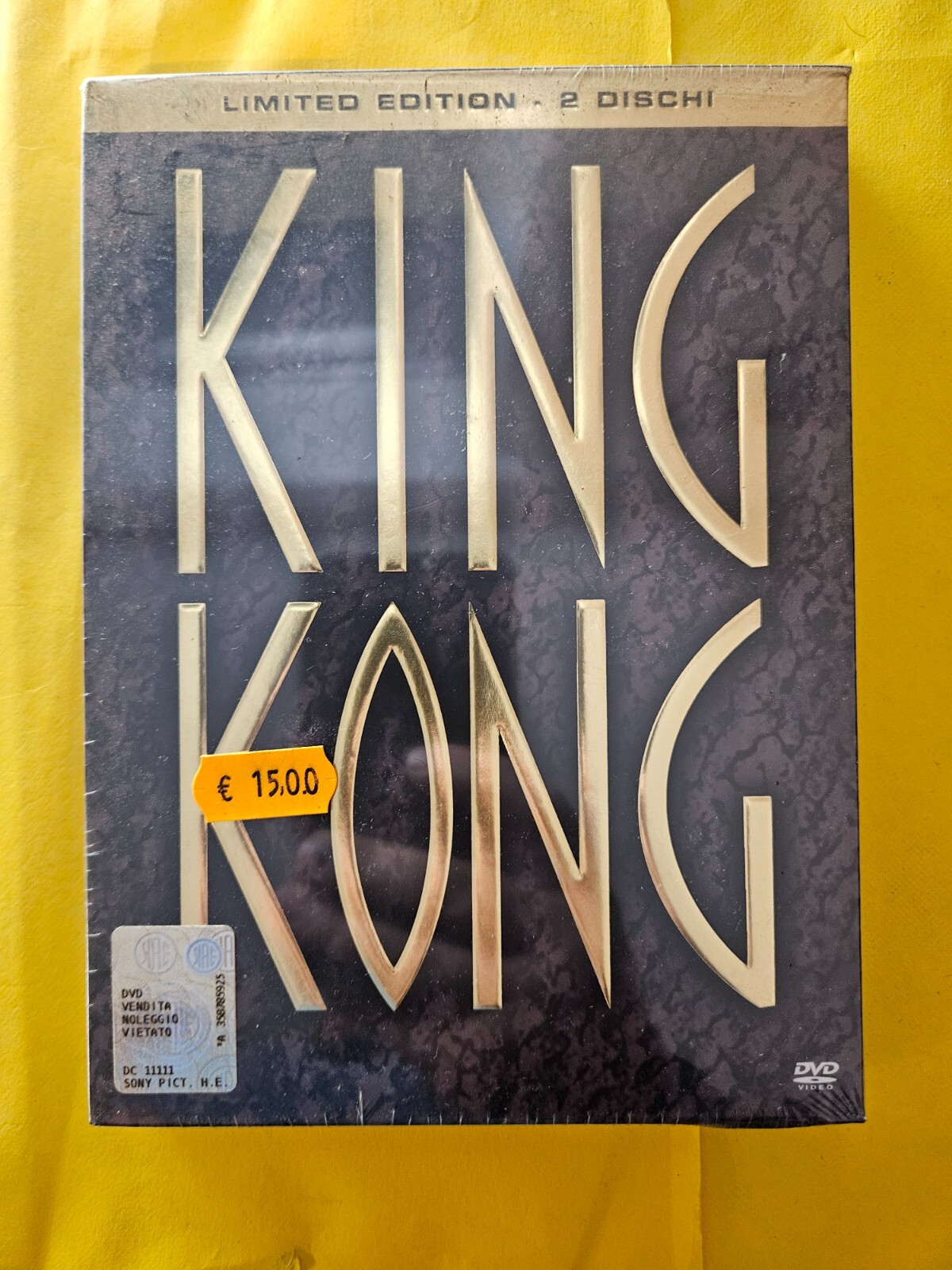 KING KONG LIMITED EDITION (2 DISCHI) (N°1232) DVD SEALED