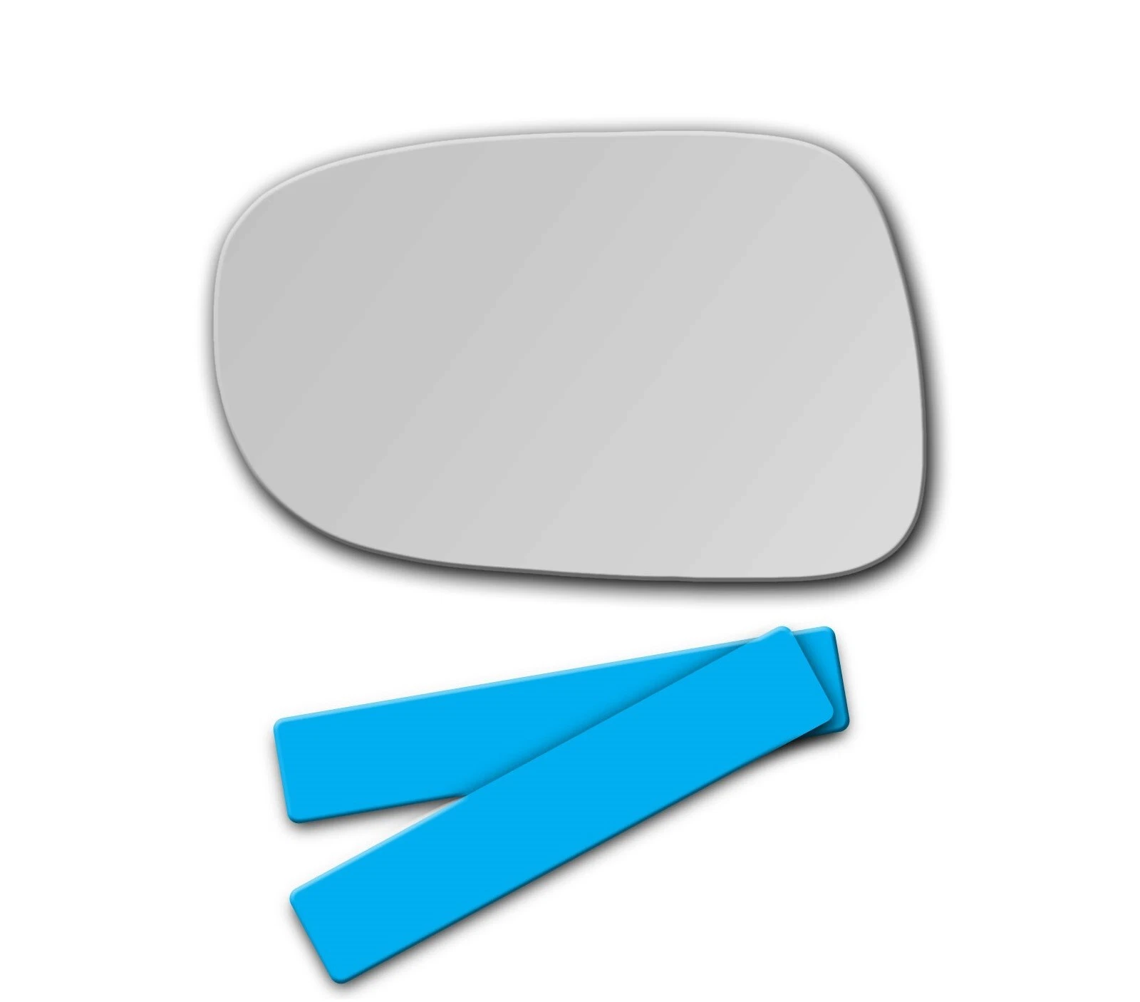 S-D393L Mirror Glass Lens for Lexus IS250 IS350 IS F HS250h Driver Side Left LH