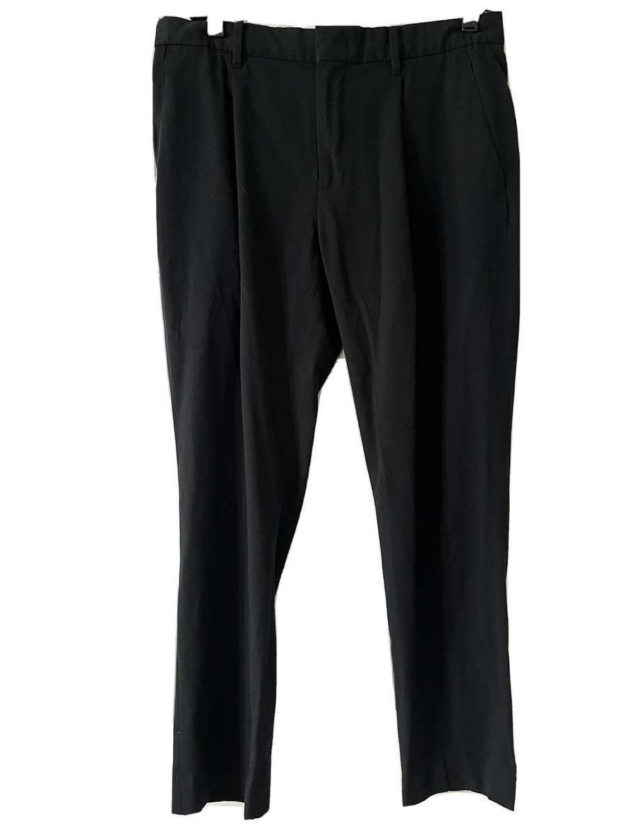 Giordano Ladies Womens Dress Pants Black Skinny Mid Rise Cotton