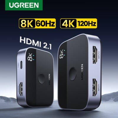 UGREEN HDMI Splitter 8K 60Hz 4K 120Hz in Switch For TV