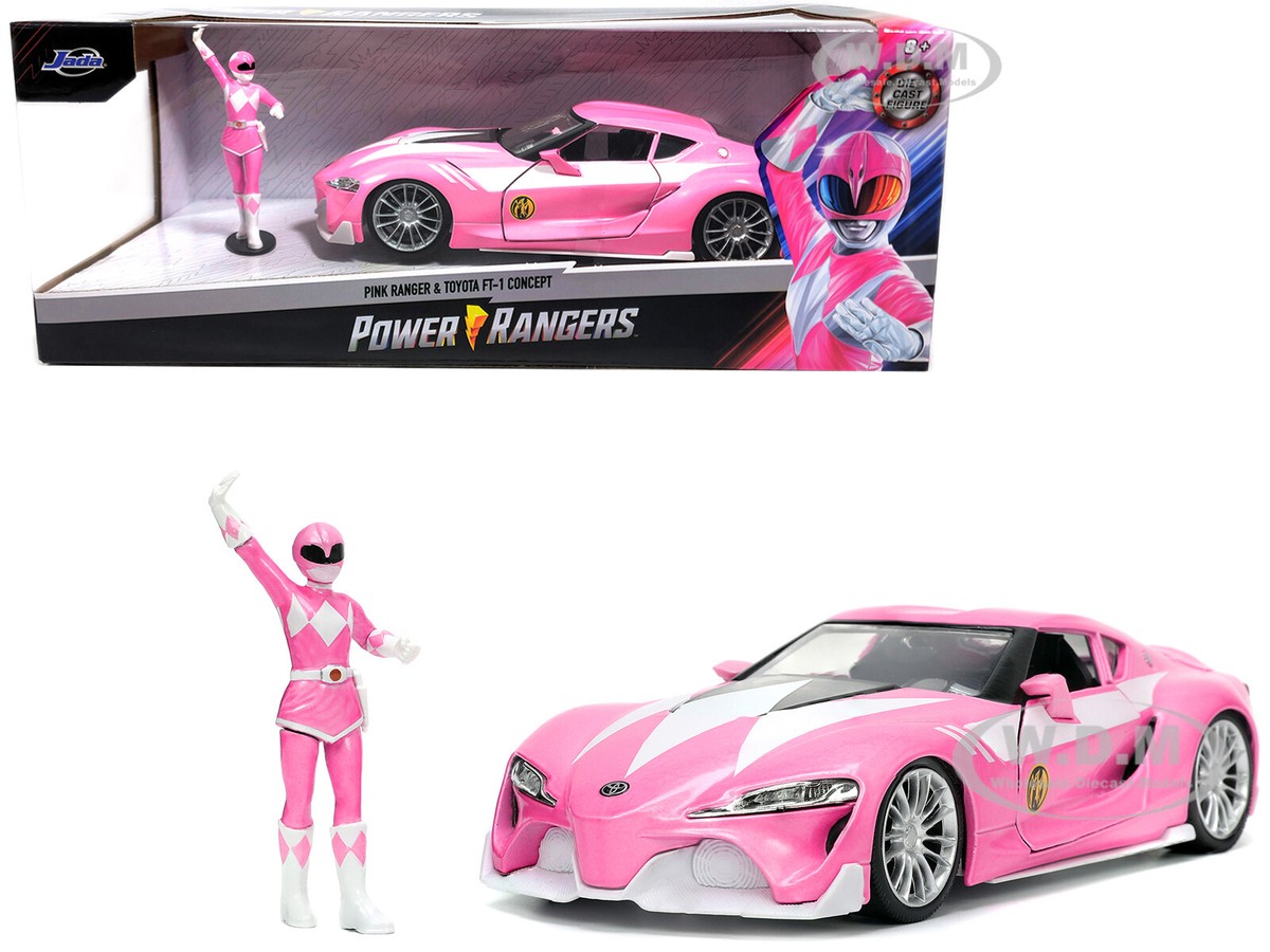 TOYOTA FT-1 CONCEPT & PINK RANGER FIGURE 