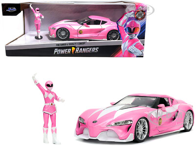 TOYOTA FT-1 CONCEPT & PINK RANGER FIGURE 