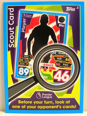 Match Attax 2017/18 Premier League - #T004 Scout Card - Tactic Card
