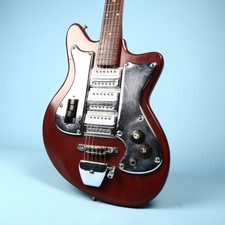 1960s Douglas Teisco Seg-3 Hickory Mij Three-pickup St. George Japan Guitar