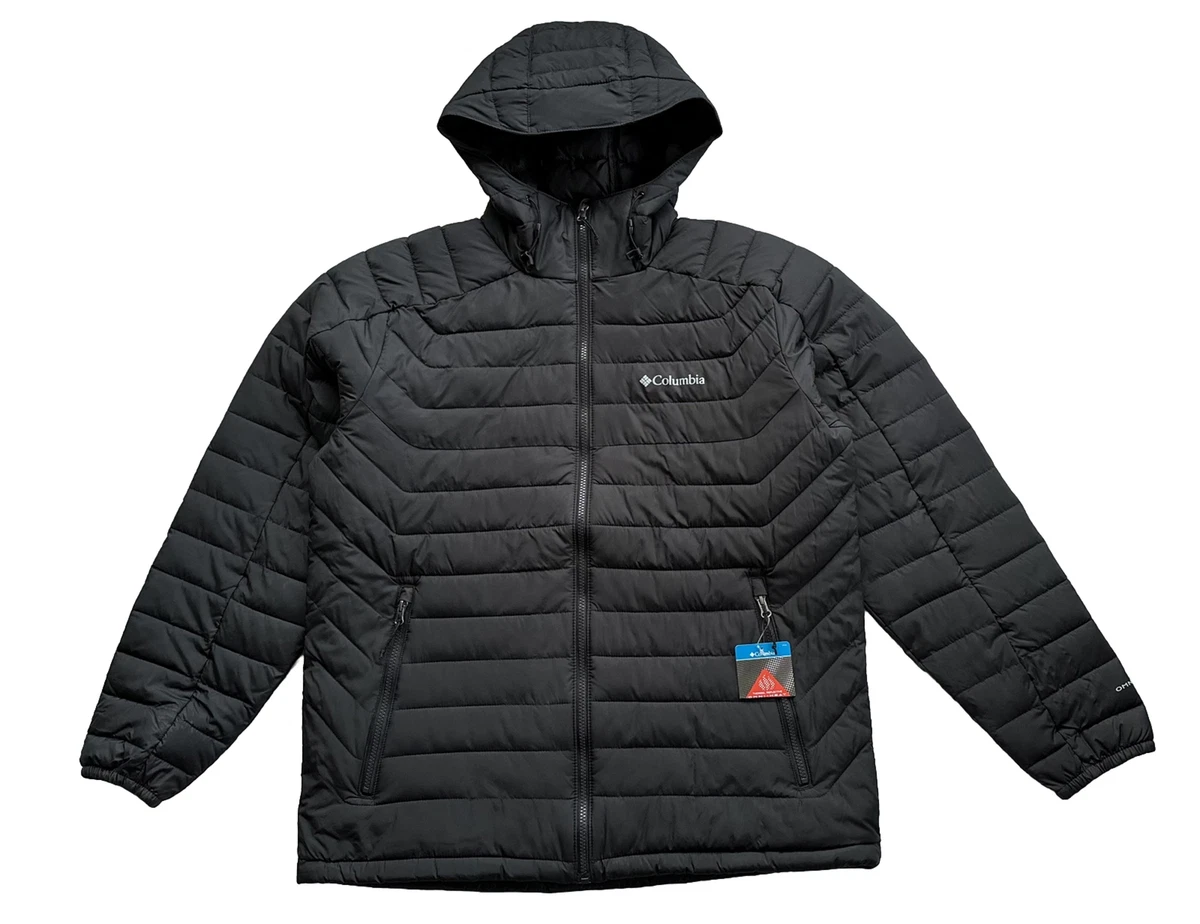 Columbia Men's White Out II Insulated Omni Heat Hooded Jacket, Black, Small  : : Clothing, Shoes & Accessories