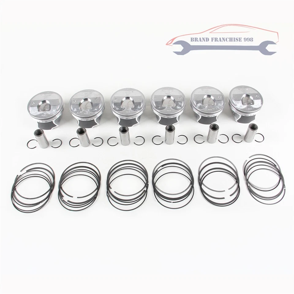 Kit de pistones y anillos de 3,6 L apto para Cadillac CTS SRX Chevrolet Caprice GMC Canyon Foto 2 de 4