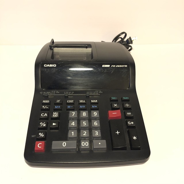 casio fr 2650t 12 digits