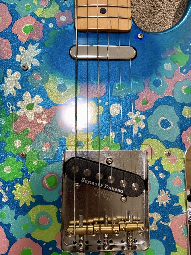 Fender Japan TL69 ブルーフラワー テレキャスター MIJ Electric Guitar Fender TL69 Blue Flower Telecaster Made in