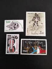 Timbre De France, Neufs**,N2068,2069,2072,2114, Année 1979/80