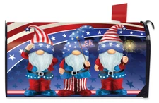 Patriotic Gnomes Large Mailbox Cover Oversized Briarwood Lane