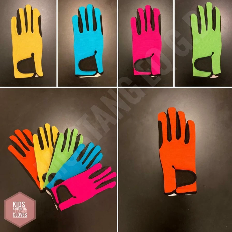 Kinder Reiter Handschuhe & Außen Jugendliche Größen - Bild 2 von 4