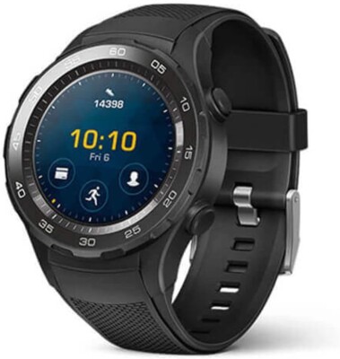 Huawei Watch 2 Smartwatch mit Sportarmband (NFC, Bluetooth, WLAN) carbon black