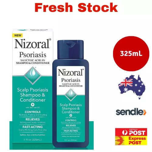 Nizoral Scalp Psoriasis Shampoo & Conditioner Itchy Dry Eczema Relief 325mL NEW - Picture 1 of 7
