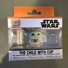 Star Wars Mandalorian Funko POP Keychain THE CHILD WITH CUP Pocket Collectible