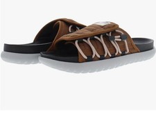Men's Nike Asuna 2 Slide Sandals Brown / Black Size Uk 10 New