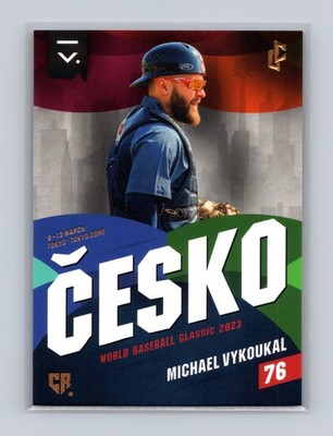 Michael Vykoukal 2023 Legendary Cards #T-39 WBC Czech Republic 011765