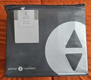 Sleep Number Split King True Temp Sheet Set White NWT