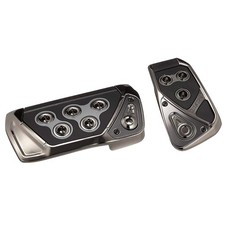 Razo Gt Spec At-ss Black Chrome Car Pedals For Hustler And Others