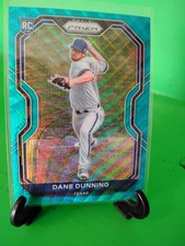 F3 2021 Panini Prizm - Tier III Teal Wave Prizm #226 Dane Dunning (RC)