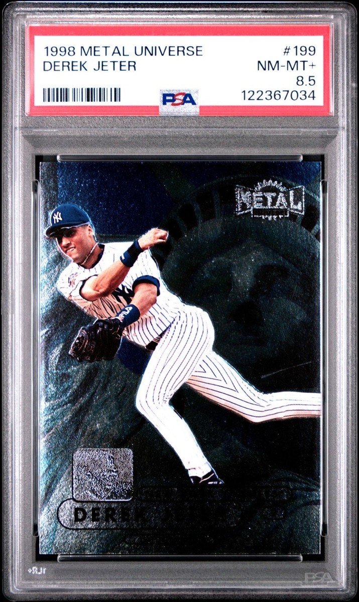 1998 Skybox Metal Universe #199 Derek Jeter PSA 8.5 NM-MT+ New