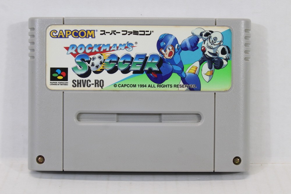 Rockman's Soccer Mega Man SFC Nintendo Super Famicom SNES Japan Import US Seller