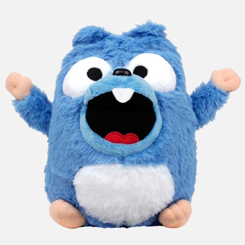 Grizzy And The Lemmings Plush Stuffed Animal Toy Blue