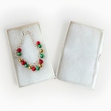Christmas Jingle Bell Bracelet Bells Silver Tone