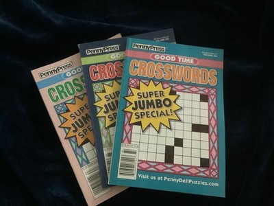 Good Time Crosswords - Super Jumbo - variety of levels - set of 3 books