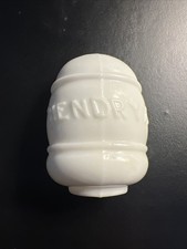 Hendryx Embossed Porcelain Barrel Style White 2 7/8" Bird Cage Feeder Water Cup