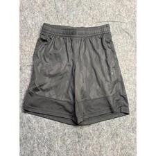 DSG Youth Boys Athletic Shorts Black Mesh Elastic Waist Size M 10-12