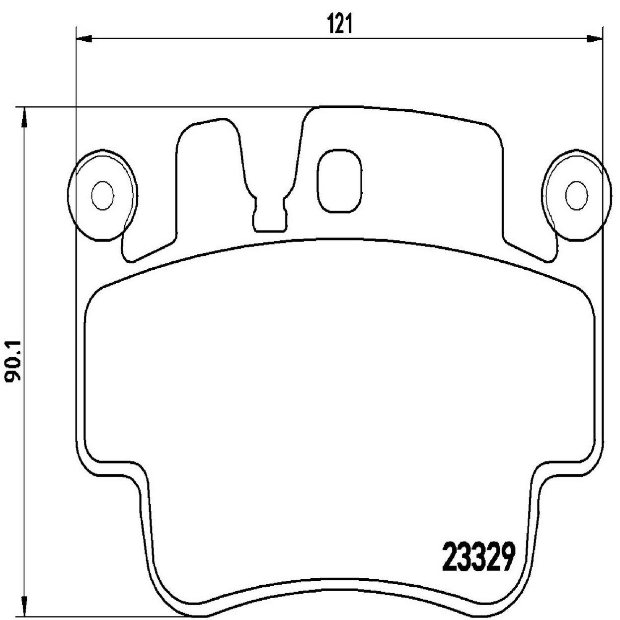 Porsche 911 GT3 2004-2005 Rear Brake pads Set