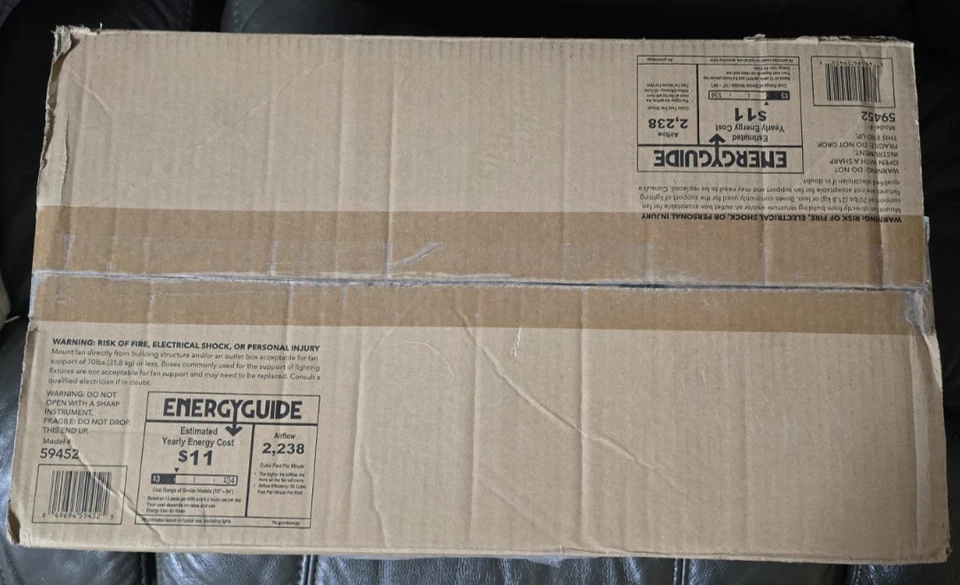 NEW Hunter Dempsey 59244  Indoor Ceiling Fan - Fresh White - Image 4 of 4