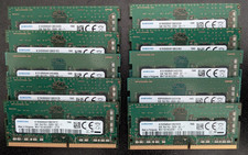 Lot of 10 - Samsung 8GB 1Rx8 PC4-2666V-SA1-11 SODIMM RAM Memory