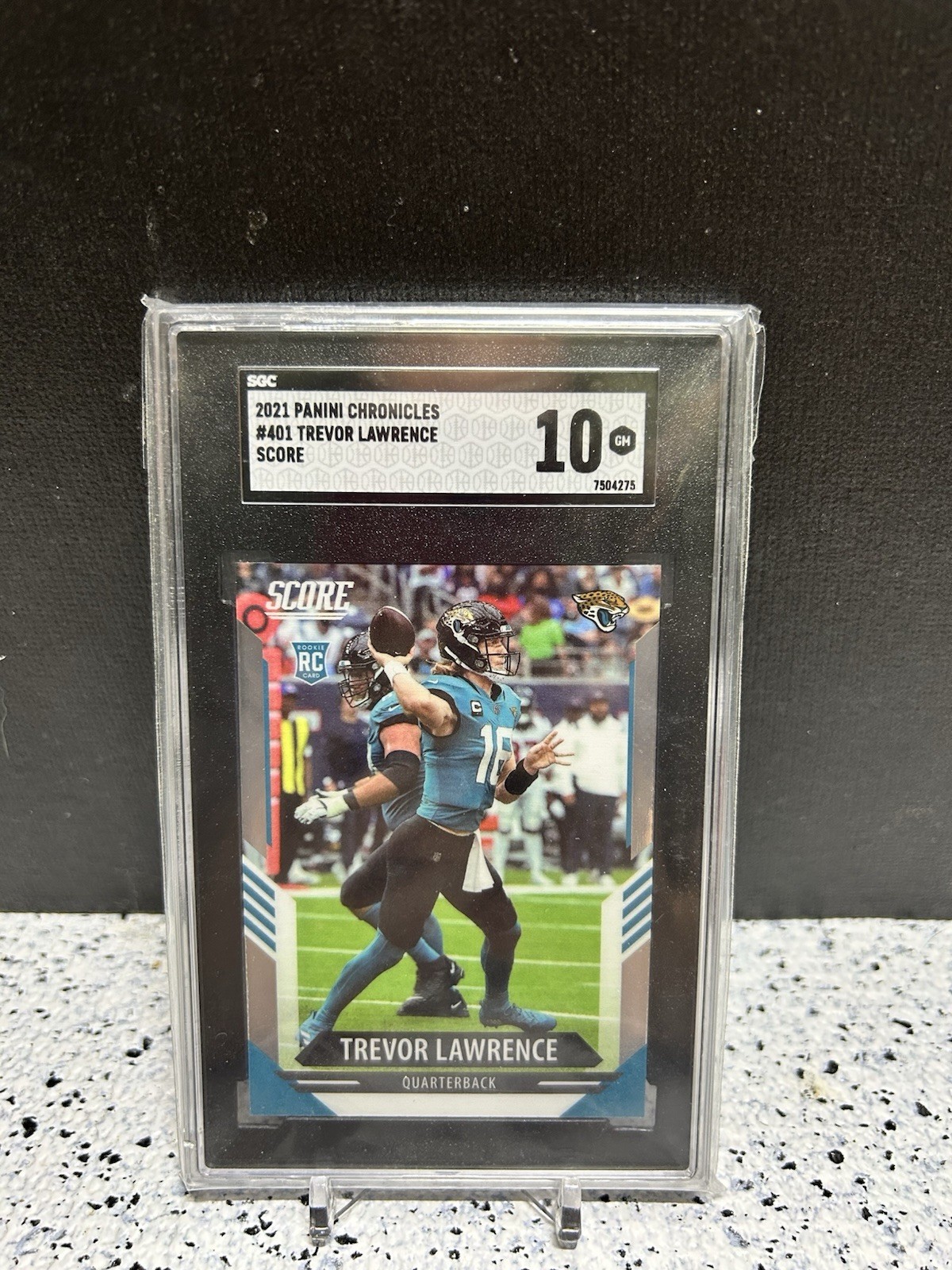 2021 Panini Chronicles Score Trevor Lawrence RC #401 SGC 10