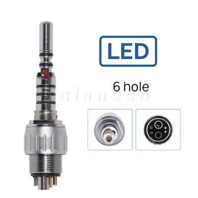 Dental LED Quick Coupler Coupling 6 Hole fit for KAVO Multiflex Handpiece