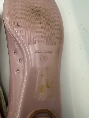 Kate Spade Pink Floral Jelly Ballet Flats Womens Size 8 - 第 8/9 張圖片