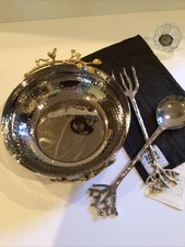 MICHAEL ARAM  XLNT LRG BOWL 10”SERVING SET 13” XLNT CONDITION EMILIA CASTILLO