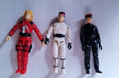 Vintage GI Joe Street Fighter II RYU Ken Masters 1993 Hasbro Capcom + Star Wars