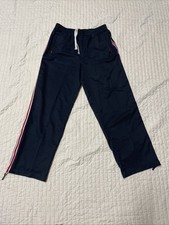 Vintage Route 66 Women  s Pants Blue Size Medium Elastic Waist 100 POLYESTER