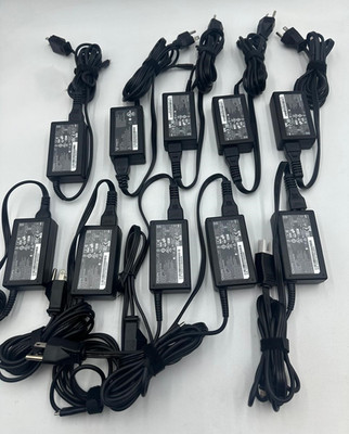 Lot of 10 Chicony AC Laptop Charger 65W Type C - A20-065N3A FOR HP DELL ACER MOR