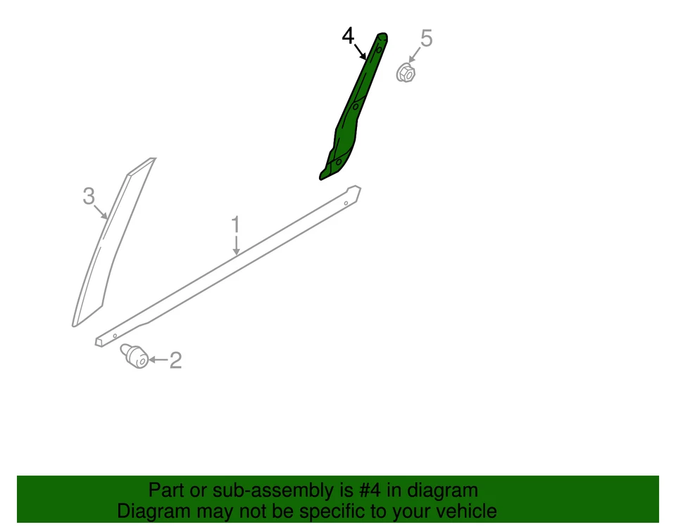 Genuine Nissan Applique 82287-EZ00E - Image 3 of 3