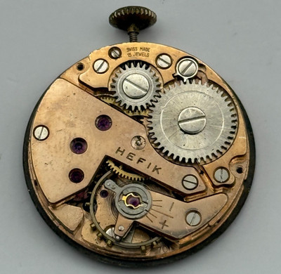 FHF 70 Uhrwerk Hefik Handaufzug Mechanisch Vintage Ersatzteil 23.5mm