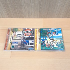 Sega Saturn Japanese Console with Virtua Stick Arcade Controller & 5 Games